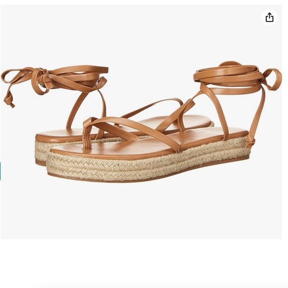 NWOT Nine West Monee Tan Brown Espadrille Flatform Sandal (Size 7) - Picture 7 of 7
